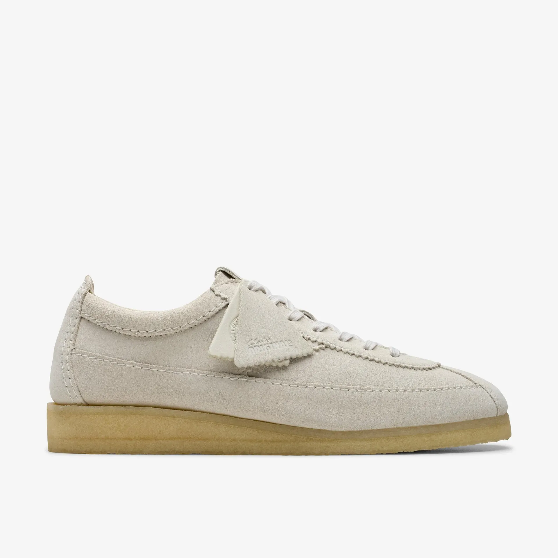 Wallabee Tor Gamuza Blanco