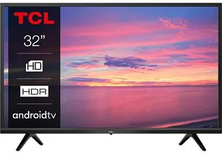 TV LED 32" - TCL 32S5200, HD-ready, Quad Core, Smart TV, DVB-T2 (H.265), Android, Negro