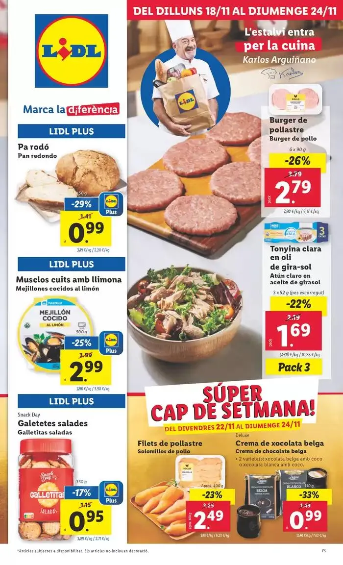 Catálogo de № 1 PRECIO 18 de noviembre al 24 de noviembre 2024 - Página 1