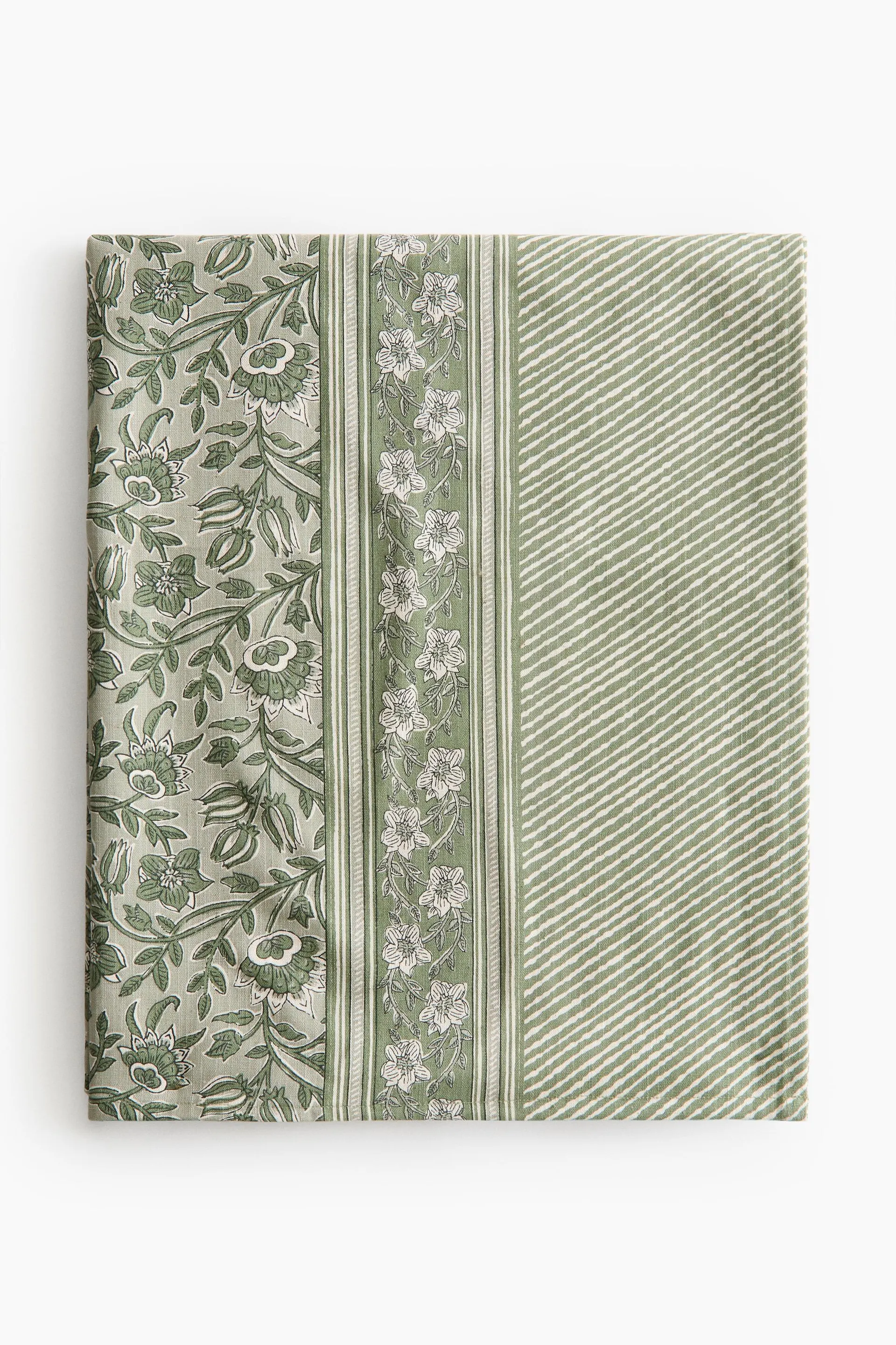 Mantel estampado de algodón