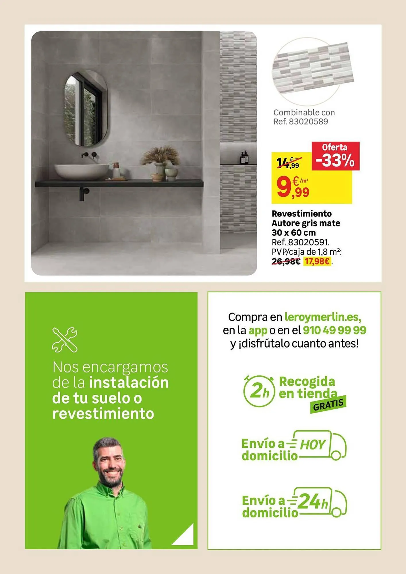 Catálogo de Folleto Leroy Merlin 5 de abril al 25 de abril 2024 - Página 56