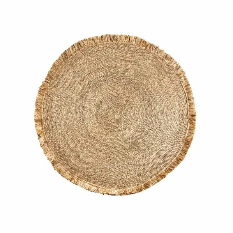 Kisai natural jute round rug