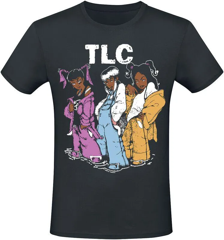 "Cartoons" Camiseta Negro de TLC