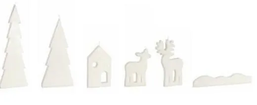 Teatro Velas Navidad especiales para decoración en dias festivos