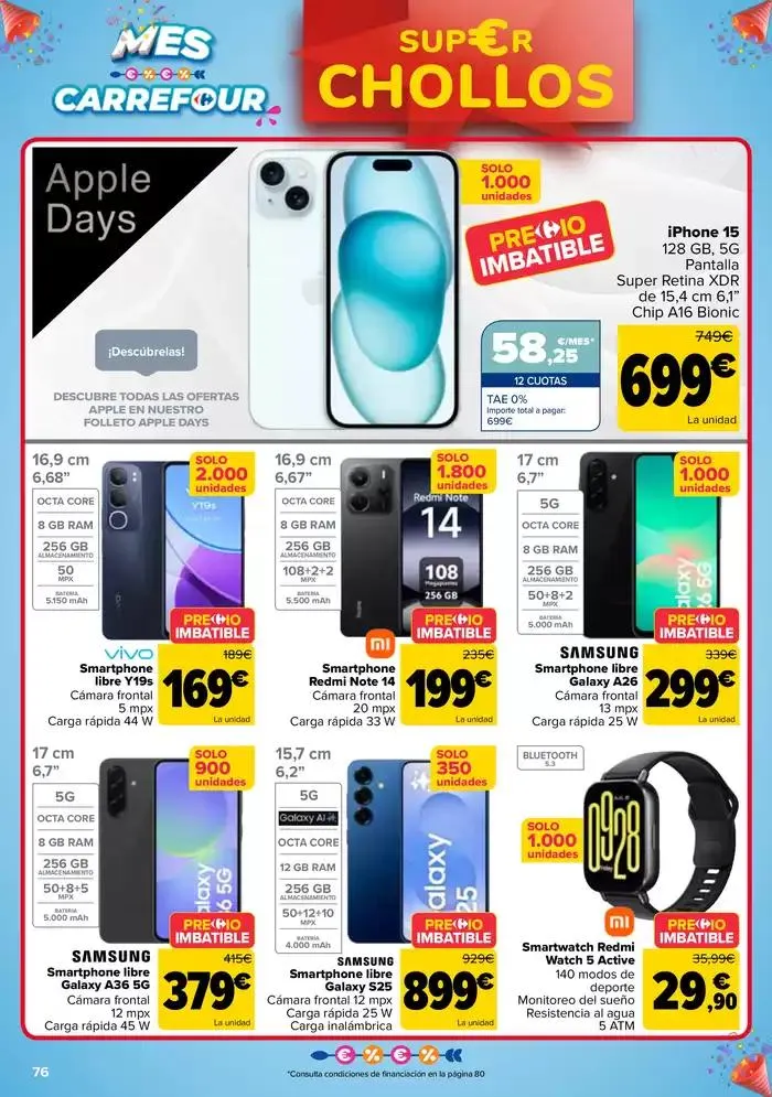 Catálogo de 50% QUE VUELVE + 2ªUD. AL -50% 13 de mayo al 26 de mayo 2025 - Página 76