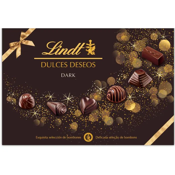 Bombones Dulces Deseos Negro 337g - Lindt