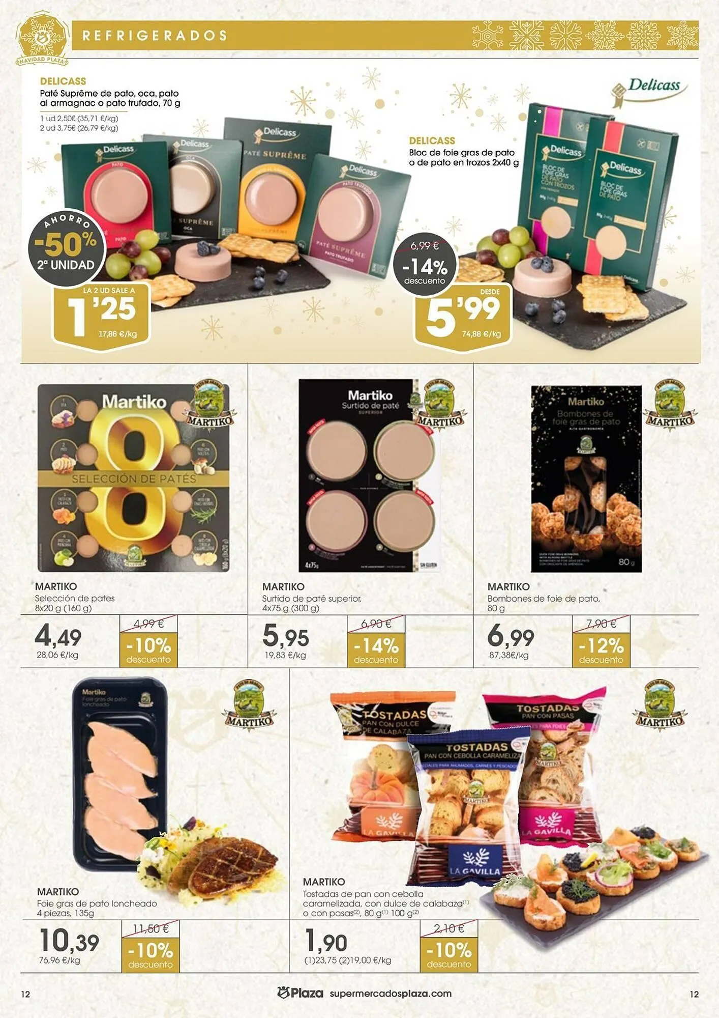 Catálogo de Folleto Supermercados Plaza 18 de diciembre al 7 de enero 2026 - Página 12