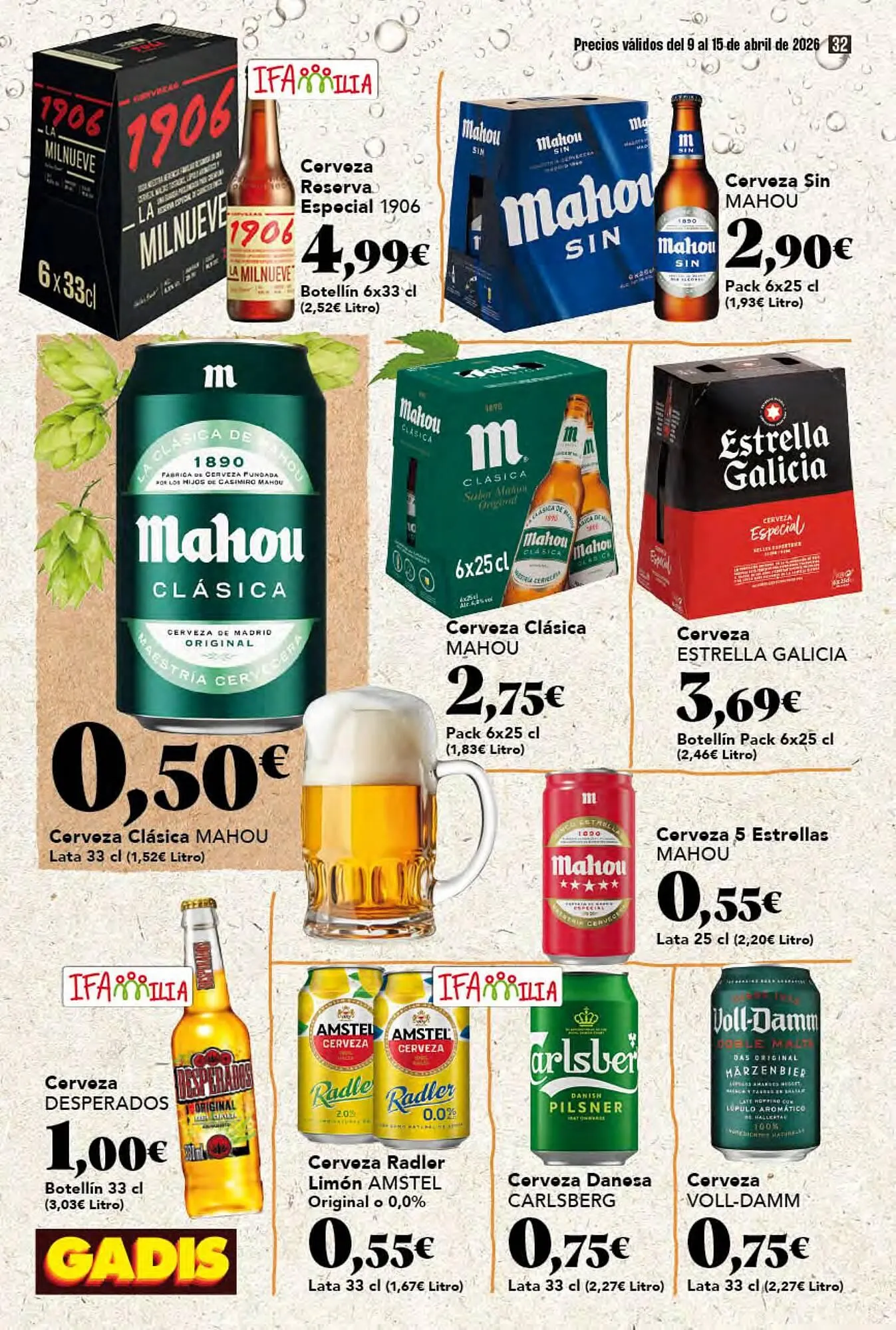 Catálogo de Folleto Gadis 9 de abril al 15 de abril 2026 - Página 32