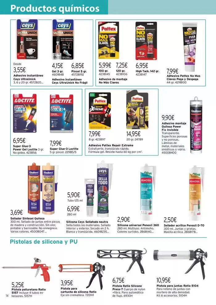 Catálogo de Renovación y mantenimiento del hogar 1 de enero al 31 de diciembre 2025 - Página 14