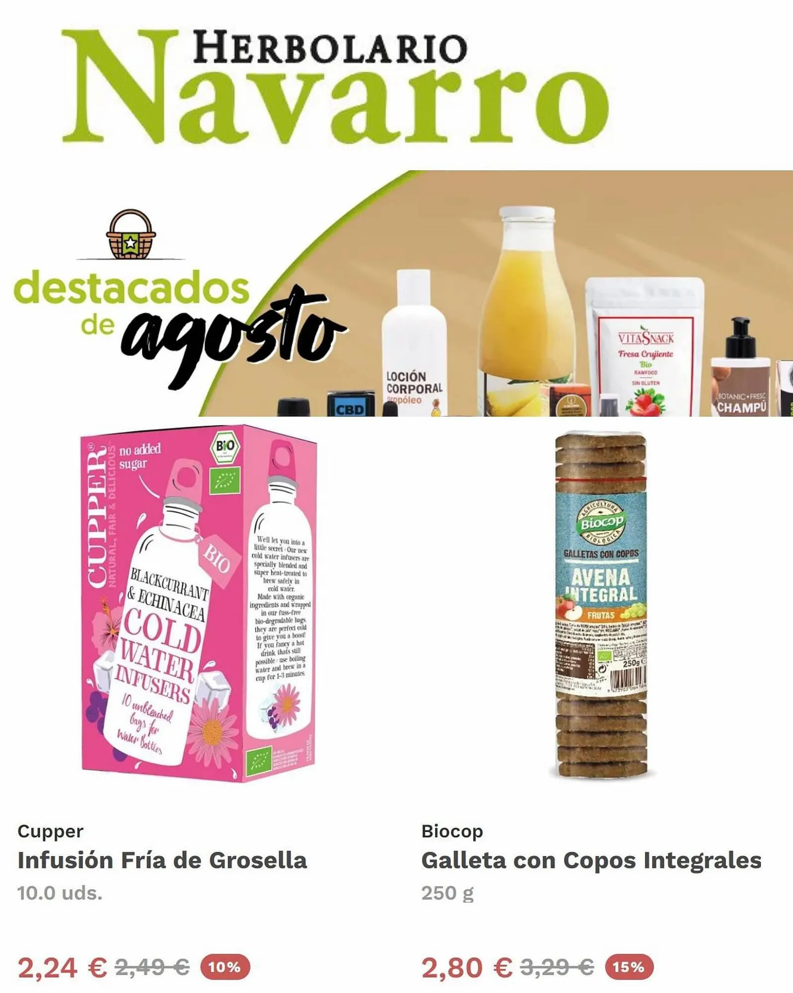 Catálogo de Folleto Herbolario Navarro 9 de agosto al 20 de agosto 2023 - Página 3