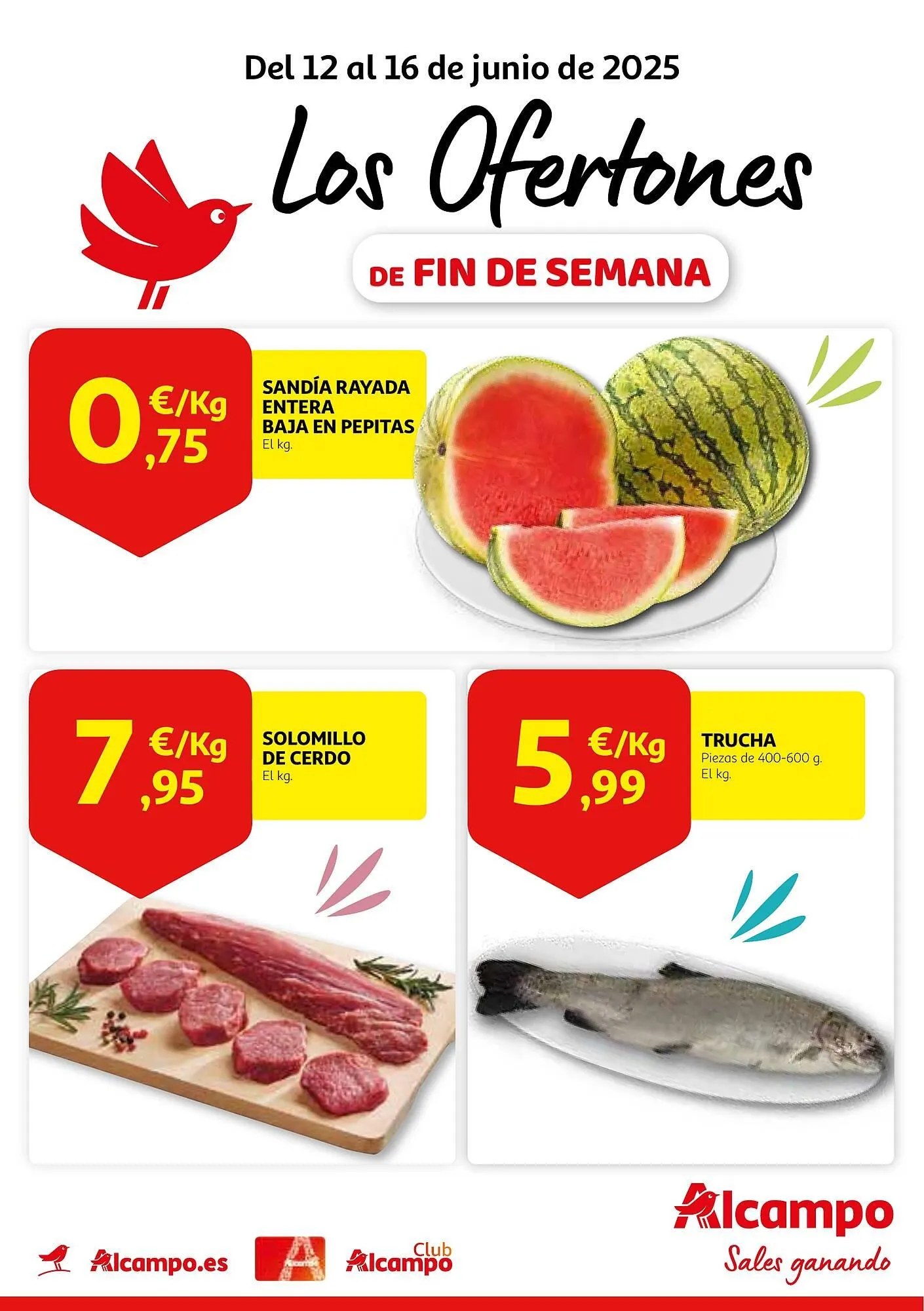 Catálogo de Folleto Alcampo 12 de junio al 16 de junio 2025 - Página 1