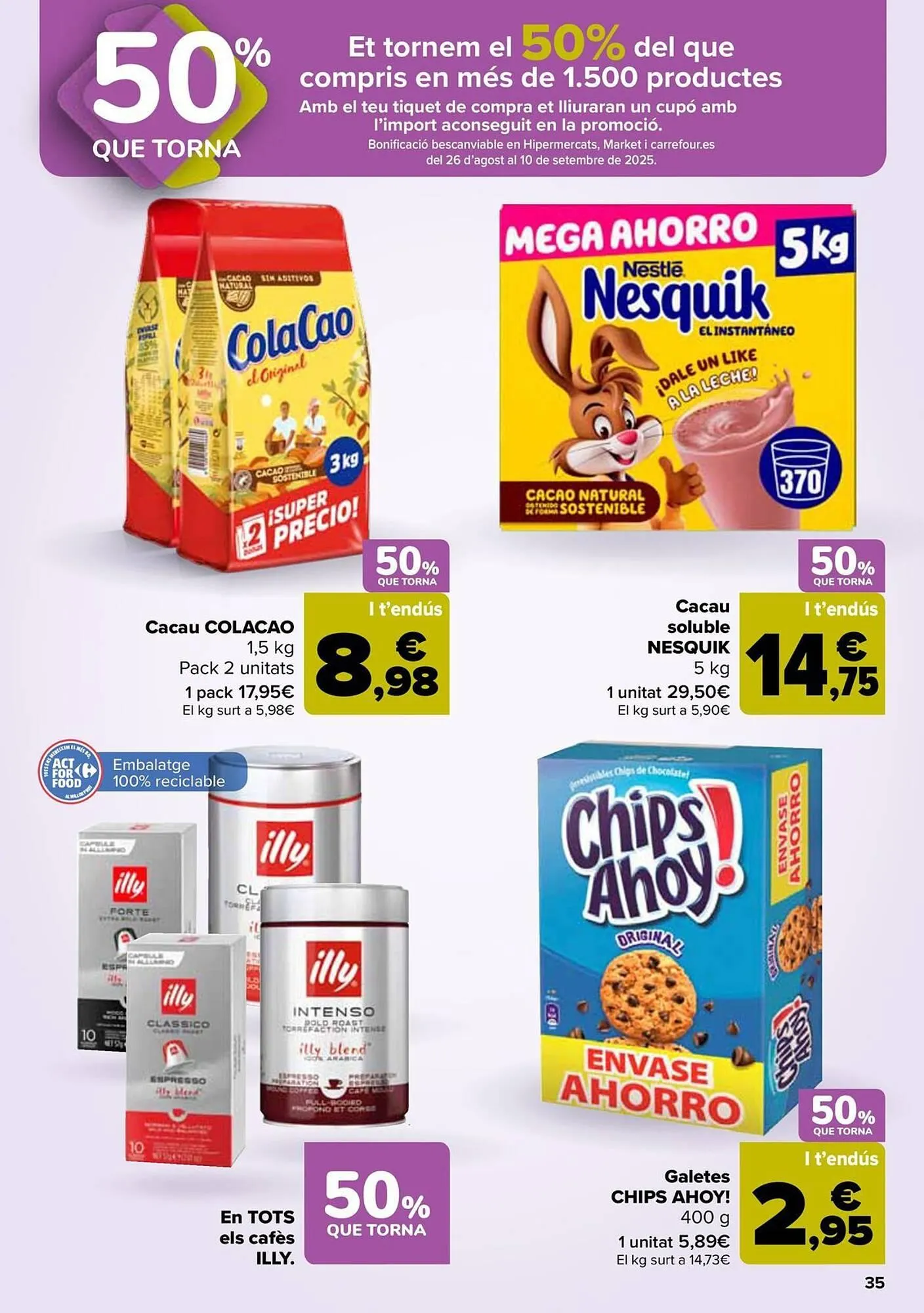 Catálogo de Folleto Carrefour 8 de agosto al 25 de agosto 2025 - Página 35