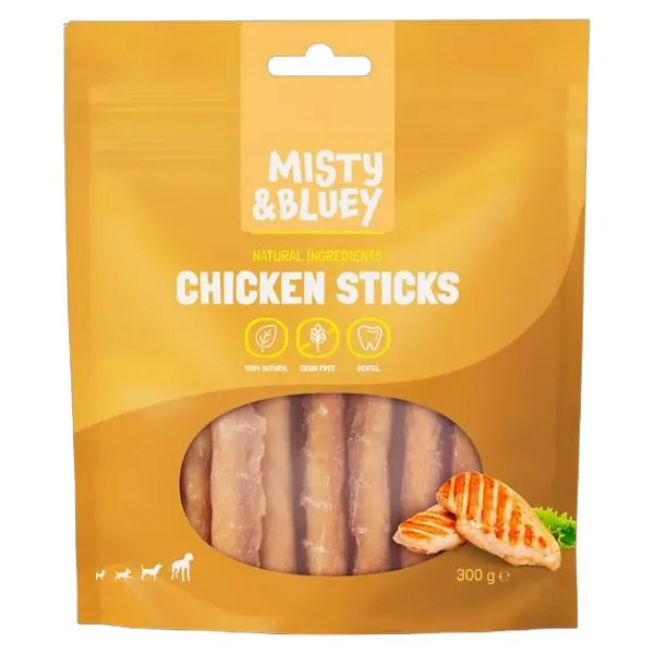 SNACK ADULTO STICKS POLLO 300 G