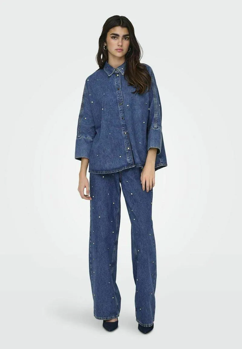 Camisa - medium blue denim