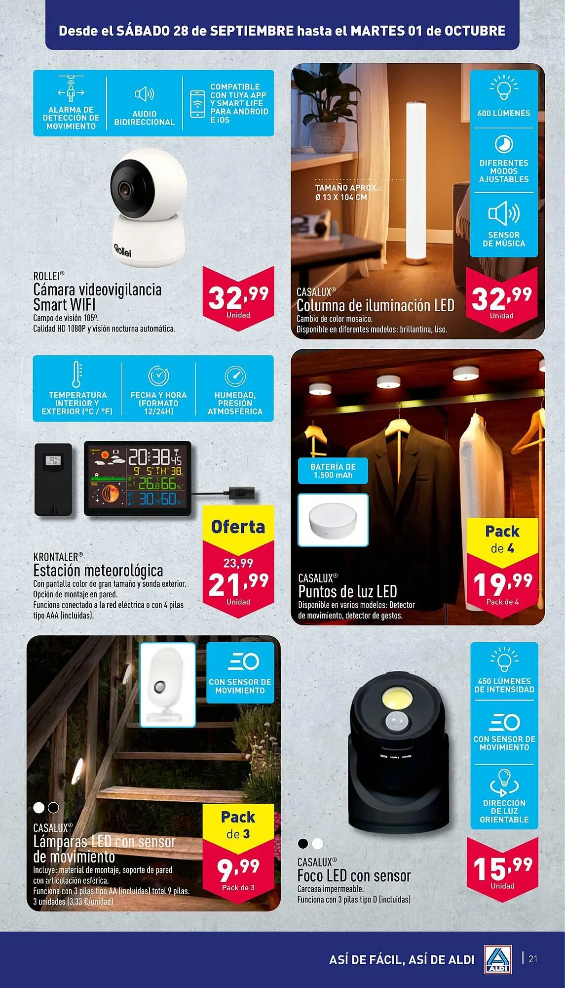 Catálogo de Folleto ALDI 25 de septiembre al 2 de octubre 2024 - Página 21