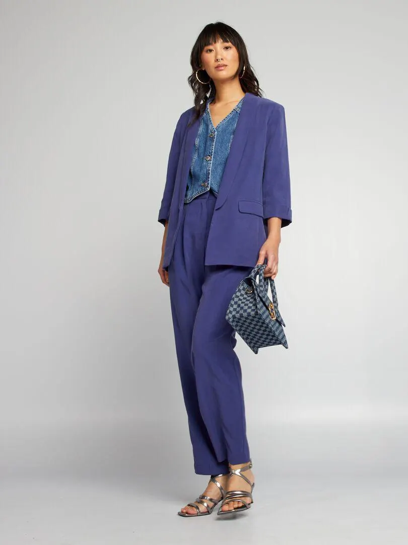 Chaqueta estructurada - Azul