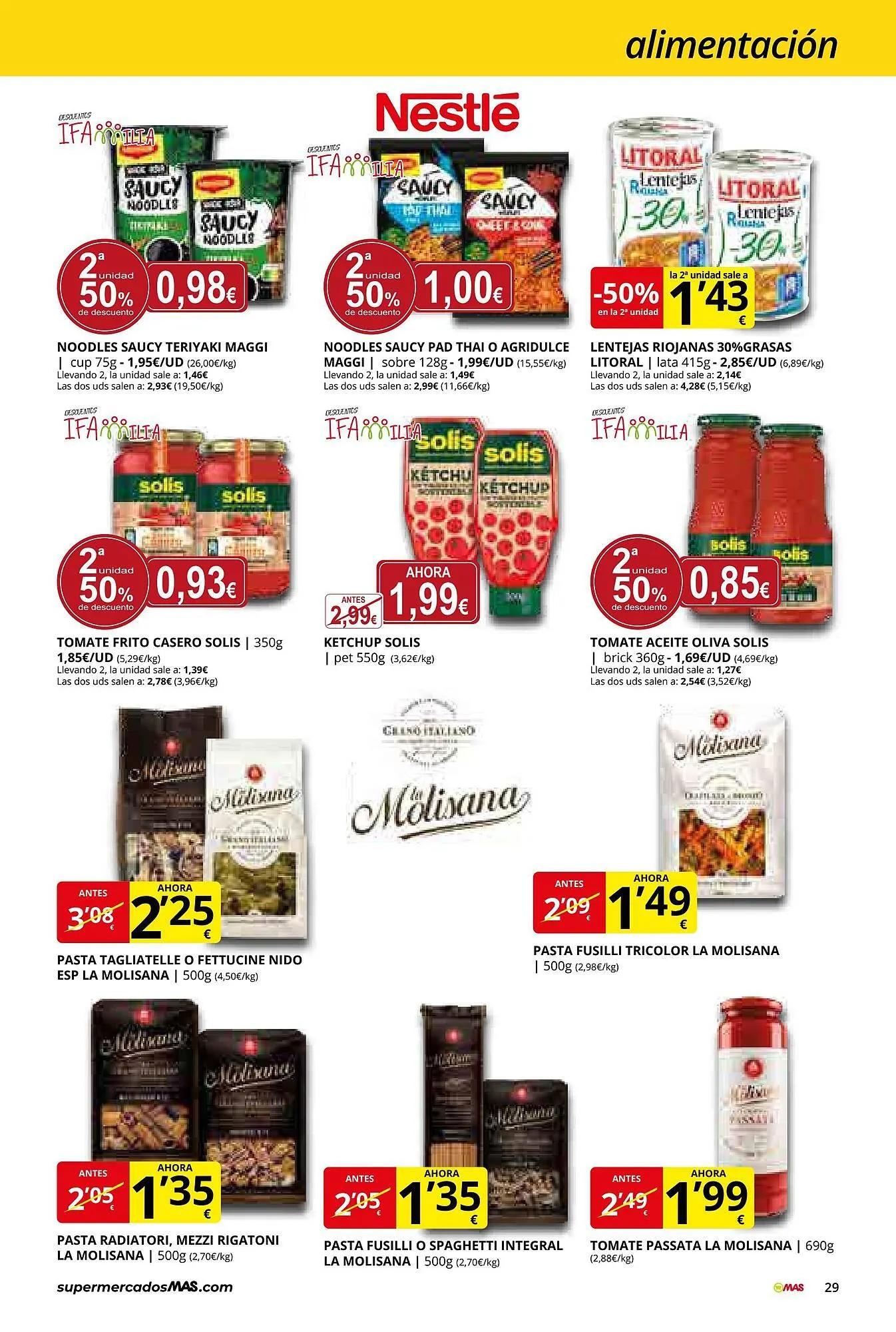 Catálogo de Folleto Supermercados MAS 27 de junio al 31 de julio 2025 - Página 29