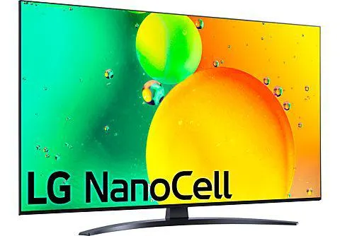 TV LED 50" - LG 50NANO766QA, UHD 4K, Procesador α5 Gen5 AI Processor 4K, Smart TV, DVB-T2 (H.265), Azul Oscuro