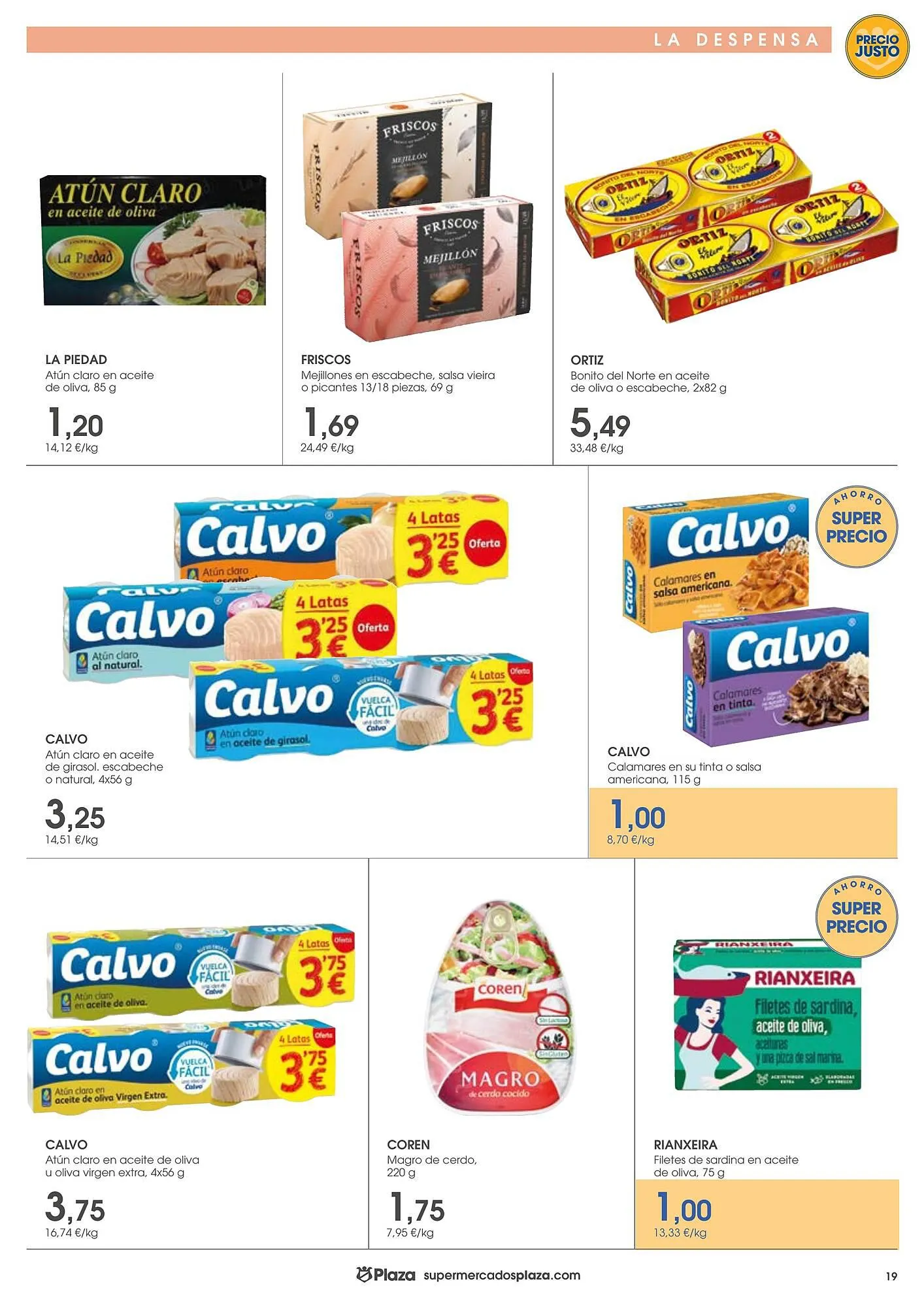 Catálogo de Folleto Supermercados Plaza 29 de febrero al 13 de marzo 2024 - Página 19