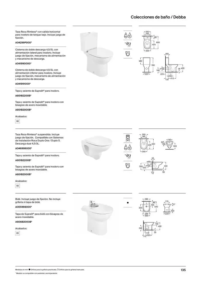 Catálogo de Colecciones de Baño, Muebles y Accesorios 9 de enero al 31 de diciembre 2025 - Página 137