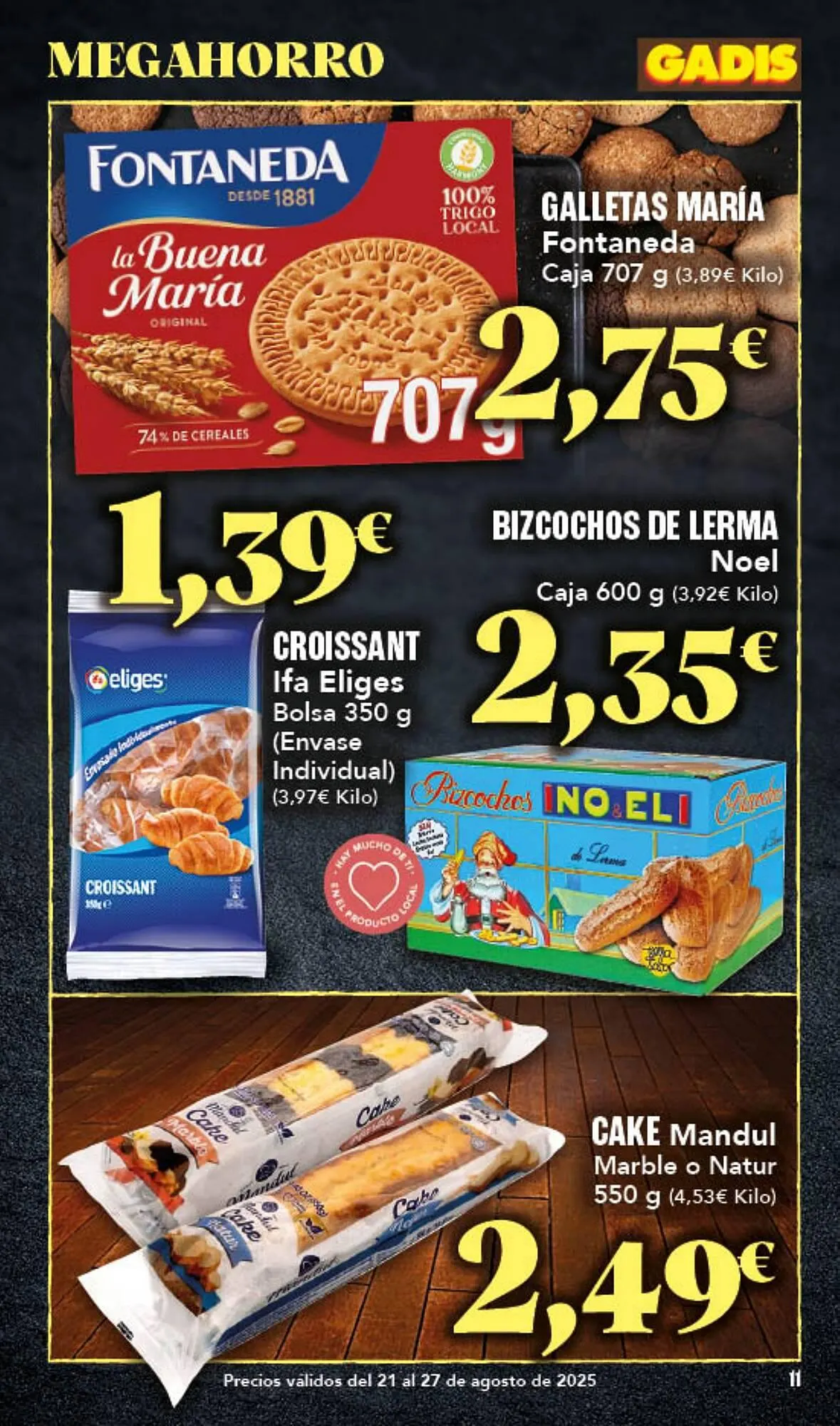 Catálogo de Folleto Gadis 21 de agosto al 27 de agosto 2025 - Página 11