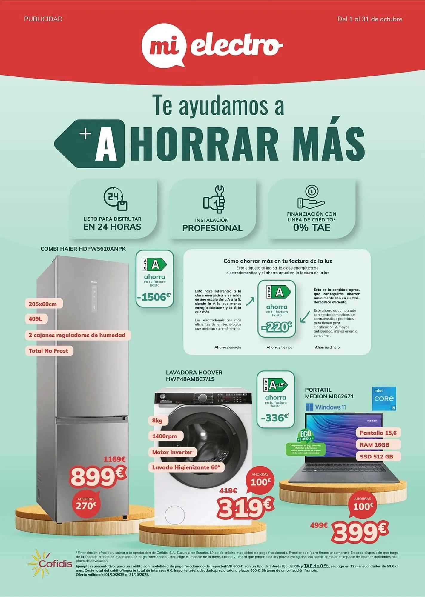 Catálogo de Catálogo Mi electro 1 de octubre al 31 de octubre 2025 - Página 1