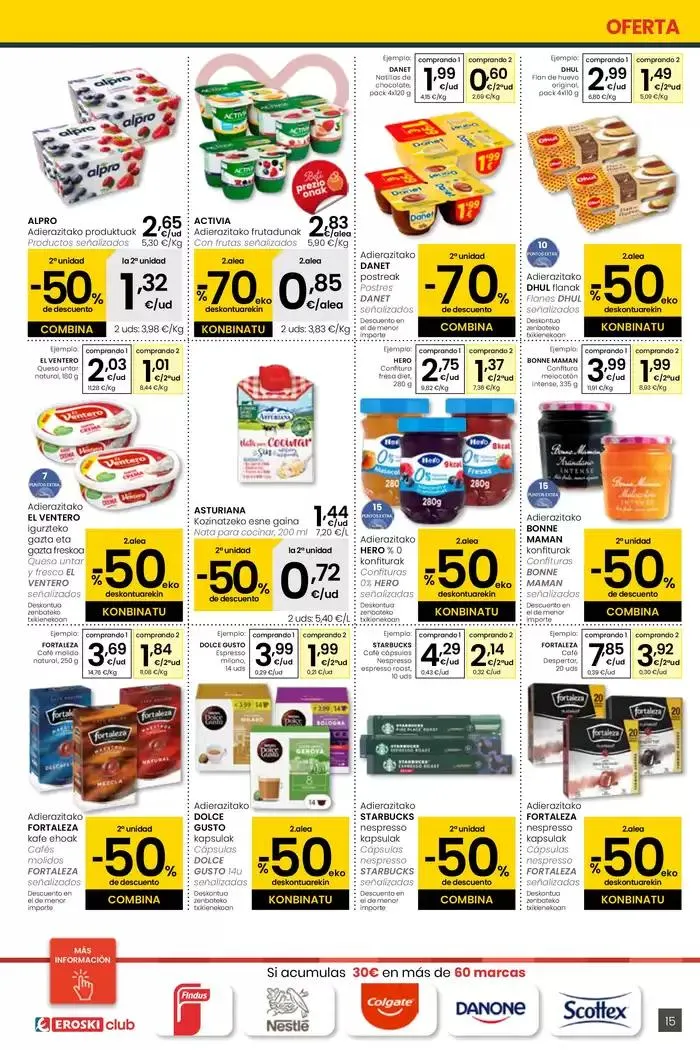 Catálogo de 2000 produktu baino gehiago, BETI PREZIO ONEAN EROSKI CENTER 30 de enero al 11 de febrero 2025 - Página 15