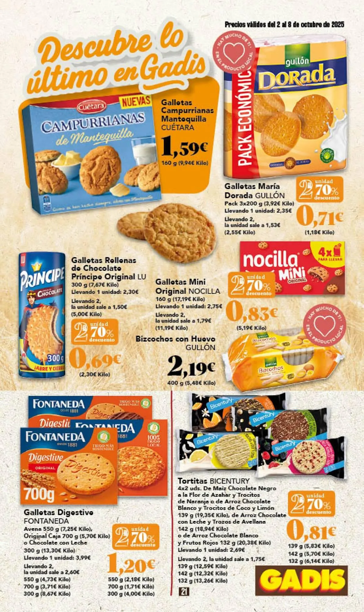 Catálogo de Folleto Gadis 2 de octubre al 8 de octubre 2025 - Página 21