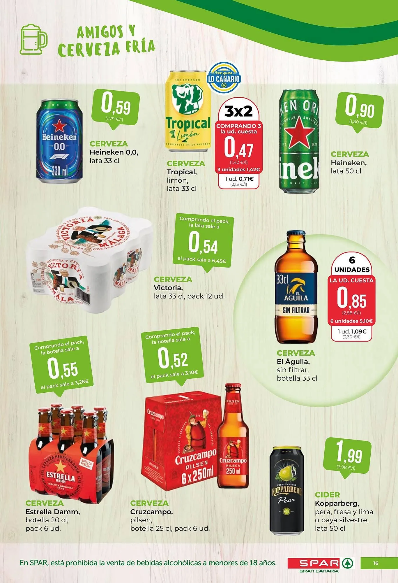 Catálogo de Folleto SPAR Gran Canaria 13 de junio al 26 de junio 2025 - Página 16