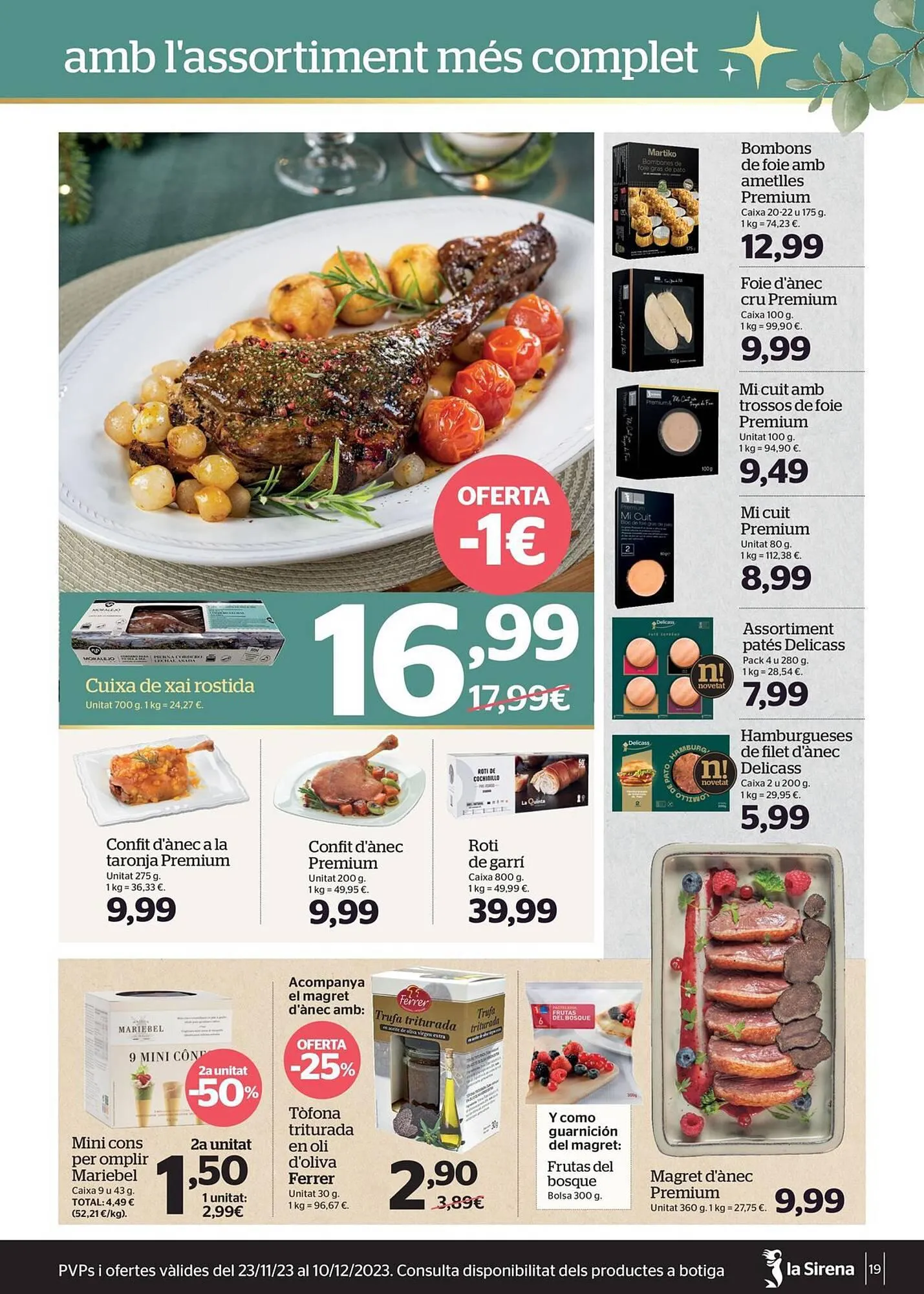 Catálogo de Folleto La Sirena 23 de noviembre al 10 de diciembre 2023 - Página 19