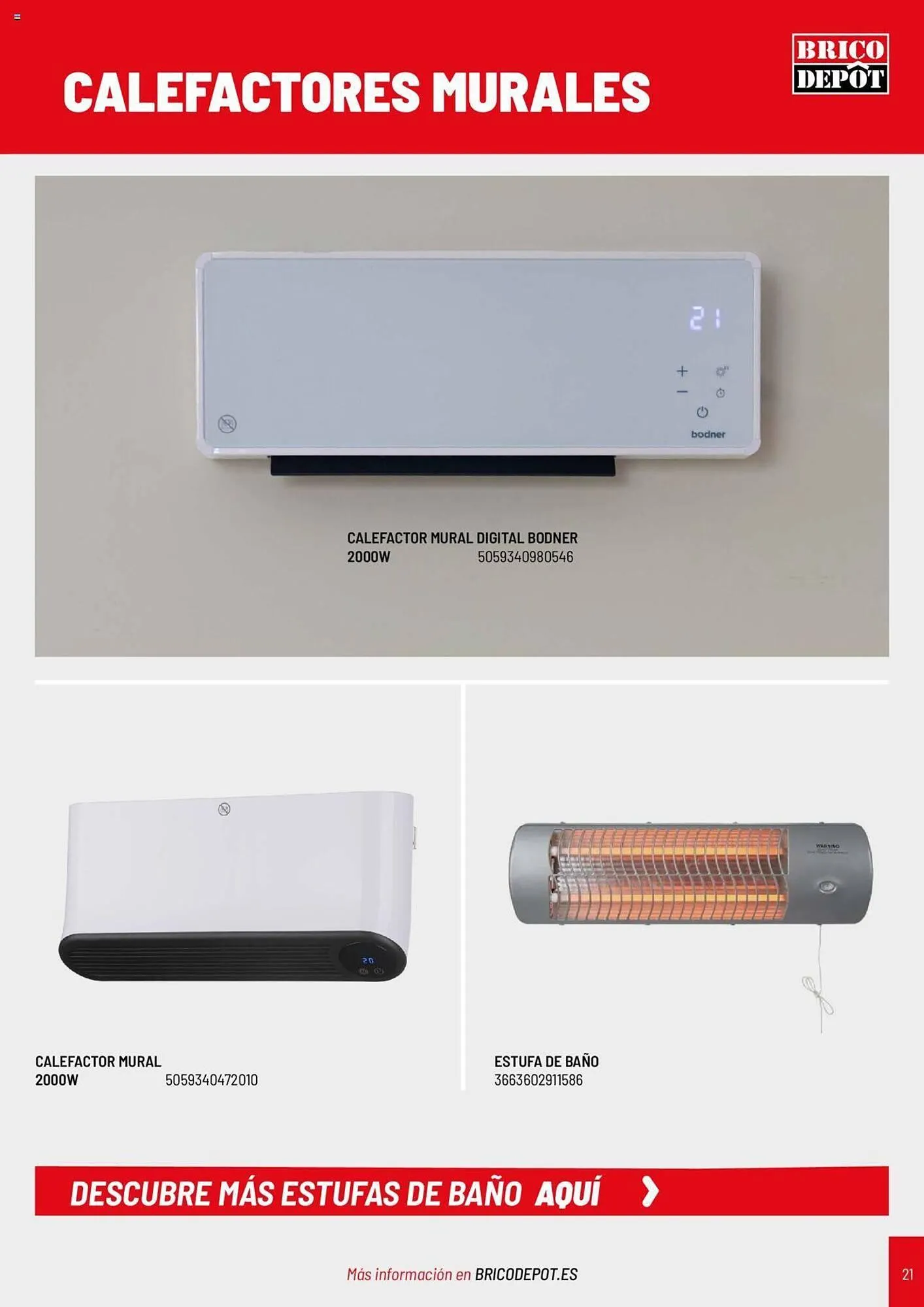 Catálogo de Folleto Brico Depôt 22 de octubre al 31 de marzo 2025 - Página 21