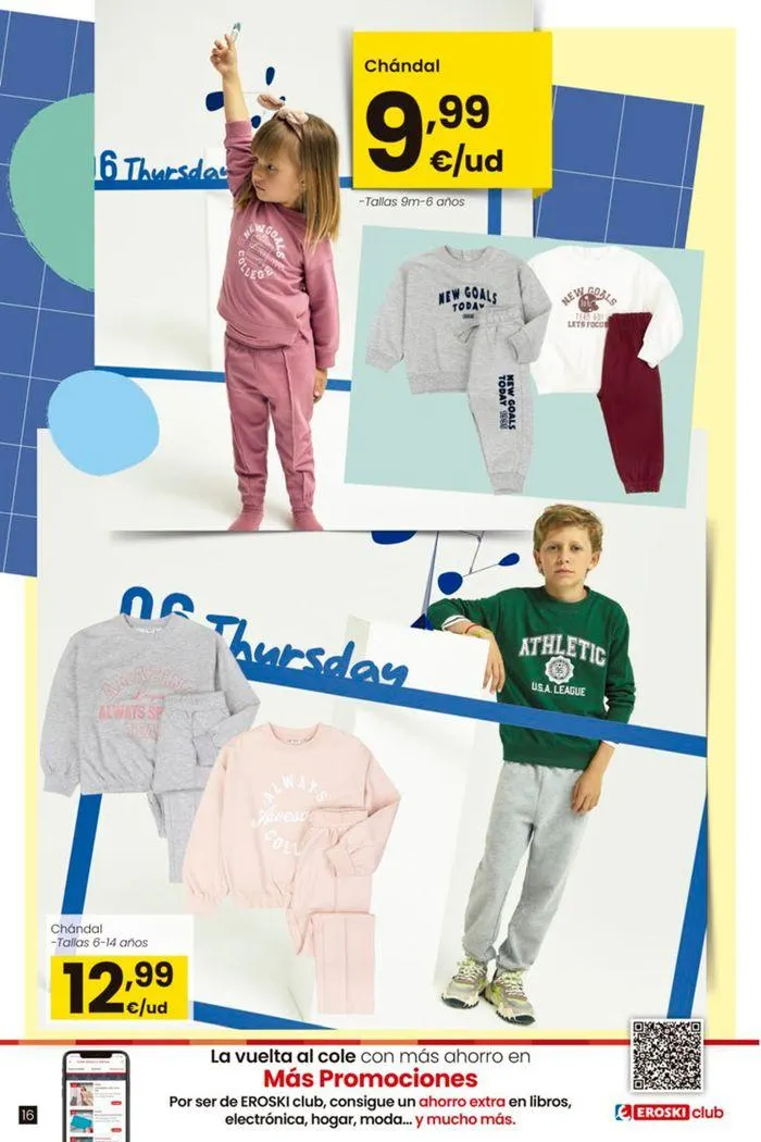 Catálogo de Ofertas Vuelta al Cole EROSKI 22 de agosto al 18 de septiembre 2024 - Página 16
