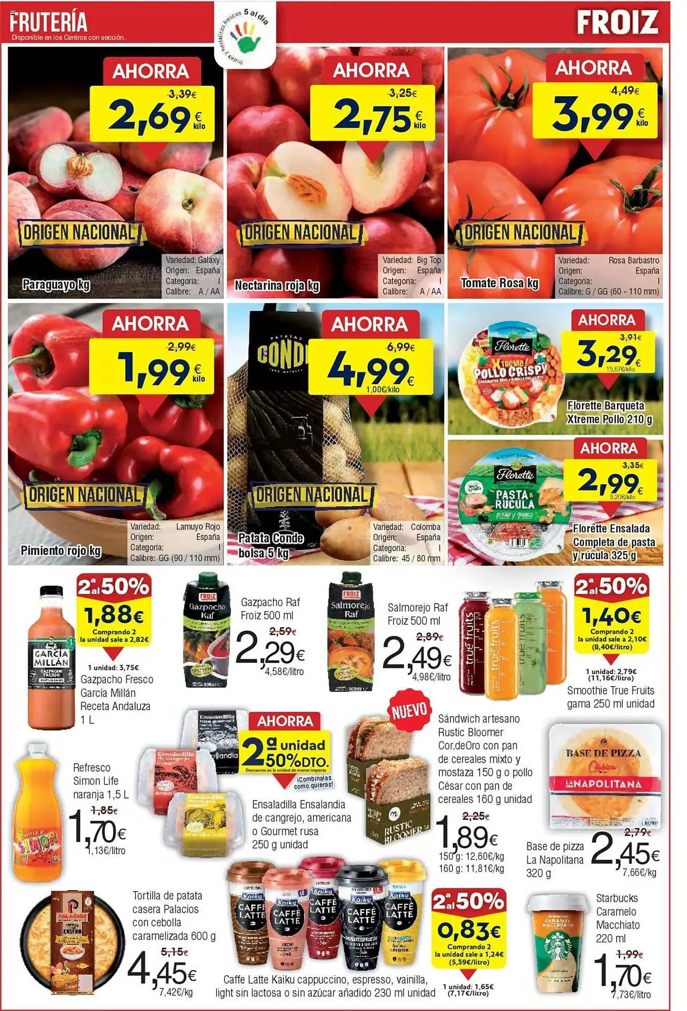 Catálogo de Folleto FROIZ 1 de julio al 21 de julio 2025 - Página 2