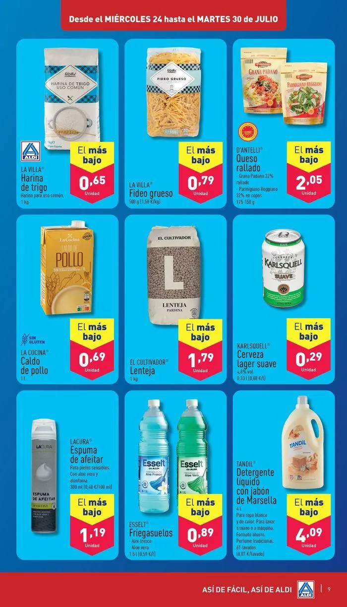 Catálogo de ¡Así de fácil, así de Aldi! 24 de julio al 30 de julio 2024 - Página 9