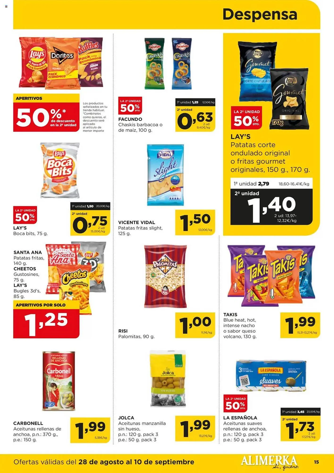 Catálogo de Folleto Alimerka 28 de agosto al 10 de septiembre 2025 - Página 17
