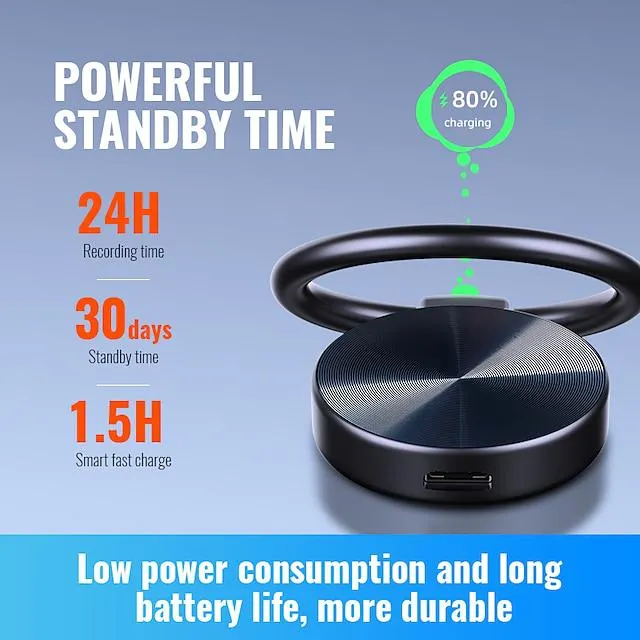 grabadora grabadora activada por voz, reproductor de mp3 grabadora de audio con reproducción con reducción de ruido para reuniones de negocios