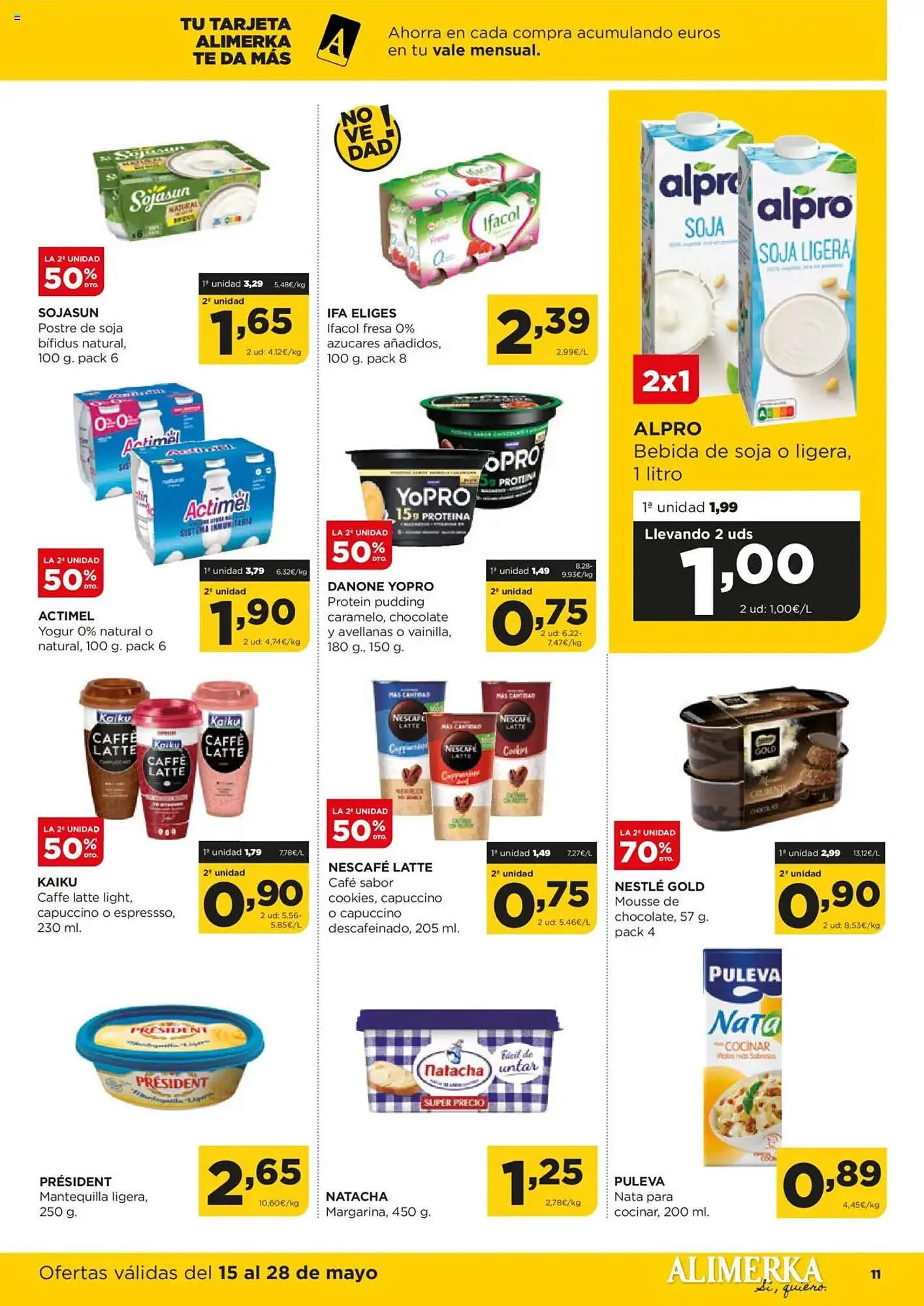 Catálogo de Folleto Alimerka 15 de mayo al 28 de mayo 2025 - Página 11