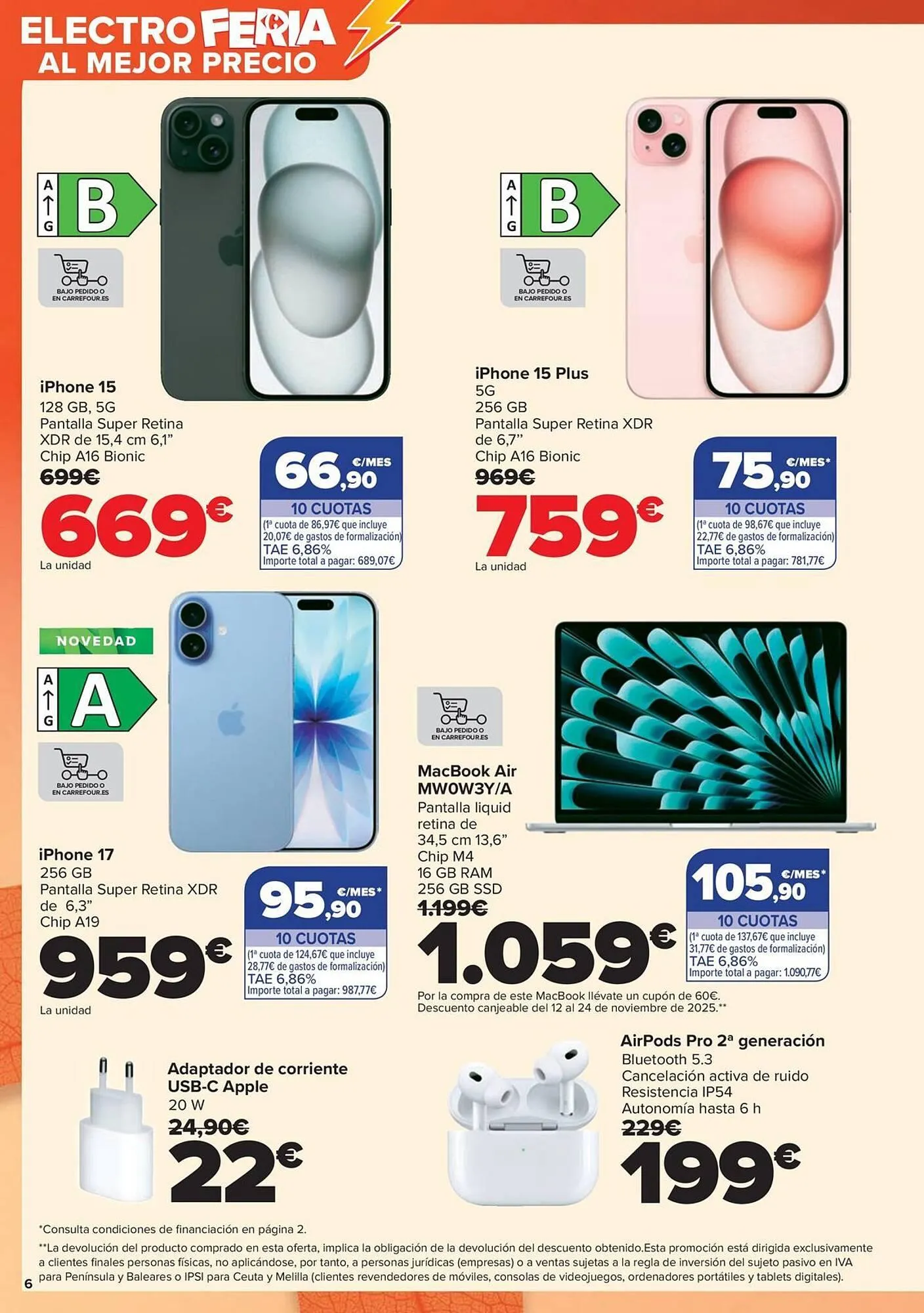 Catálogo de Folleto Carrefour 28 de octubre al 11 de noviembre 2025 - Página 6
