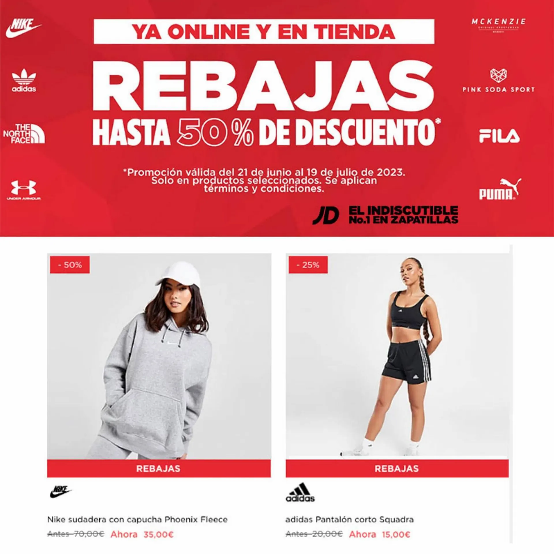 Catálogo de Folleto JD Sports 26 de junio al 19 de julio 2023 - Página 2