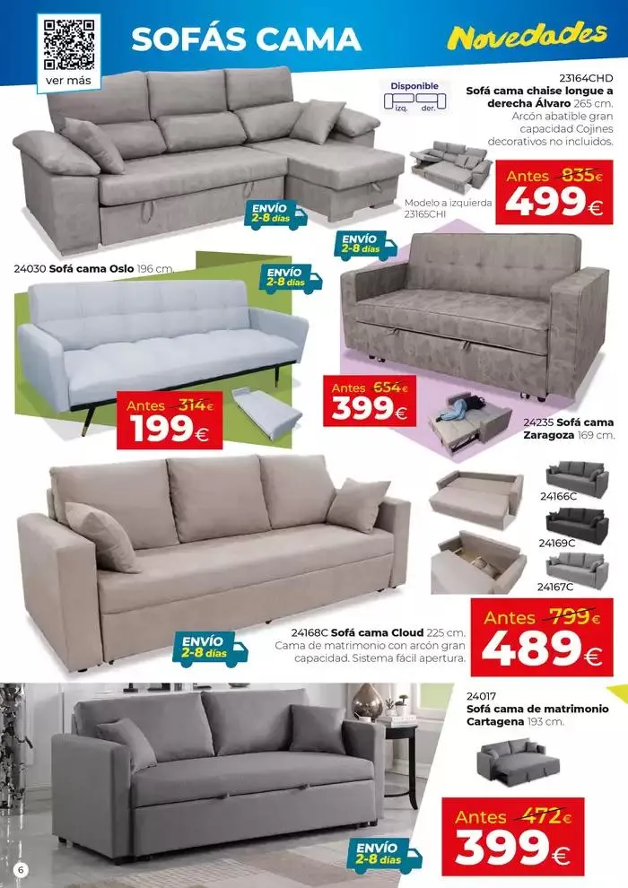 Catálogo de Más muebles por menos dinero 1 de octubre al 20 de octubre 2024 - Página 6