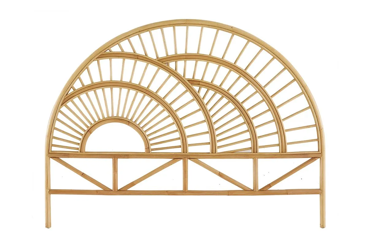 Cabecero de cama de ratán 160 cm SUNNY