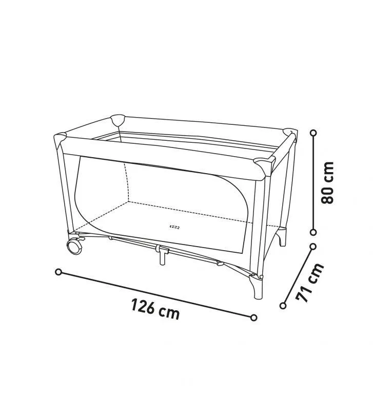 Cuna de Viaje Smooth Luna