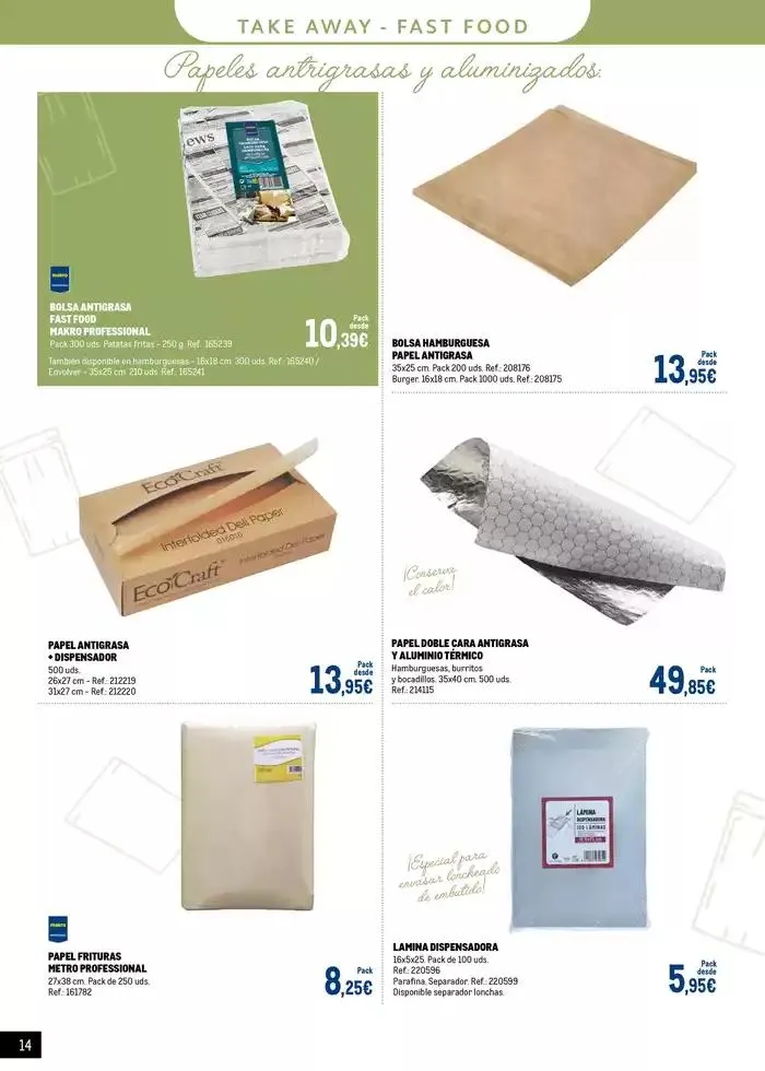 Catálogo de Catalogo Desechables Take Away Centro 20 de mayo al 1 de junio 2025 - Página 14