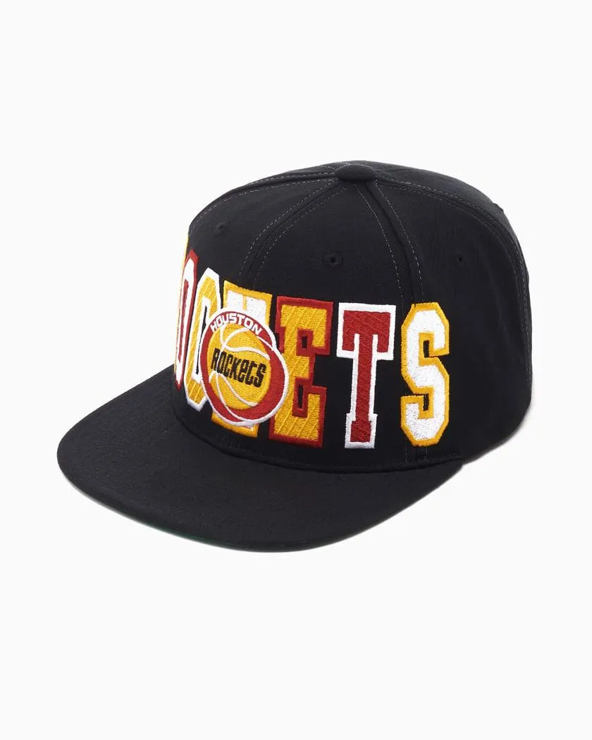 Mitchell & Ness NBA Varsity Bust HWC Houston Rockets Unisex Snapback Cap