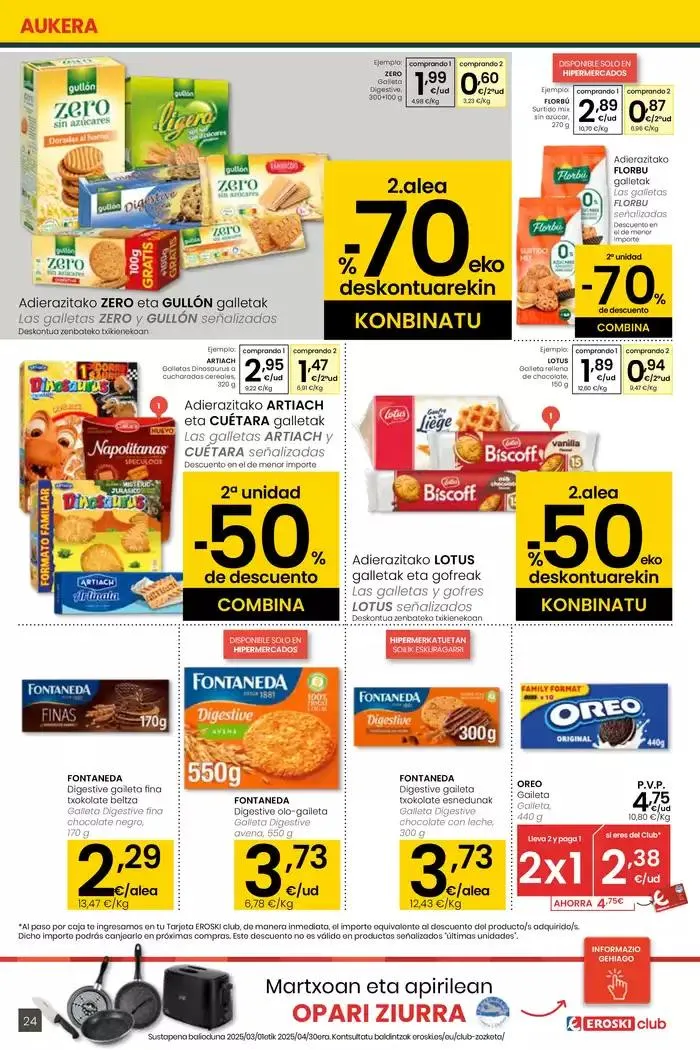Catálogo de AUKERA OFERTA HIPERMERKATUAK EROSKI 10 de abril al 29 de abril 2025 - Página 24
