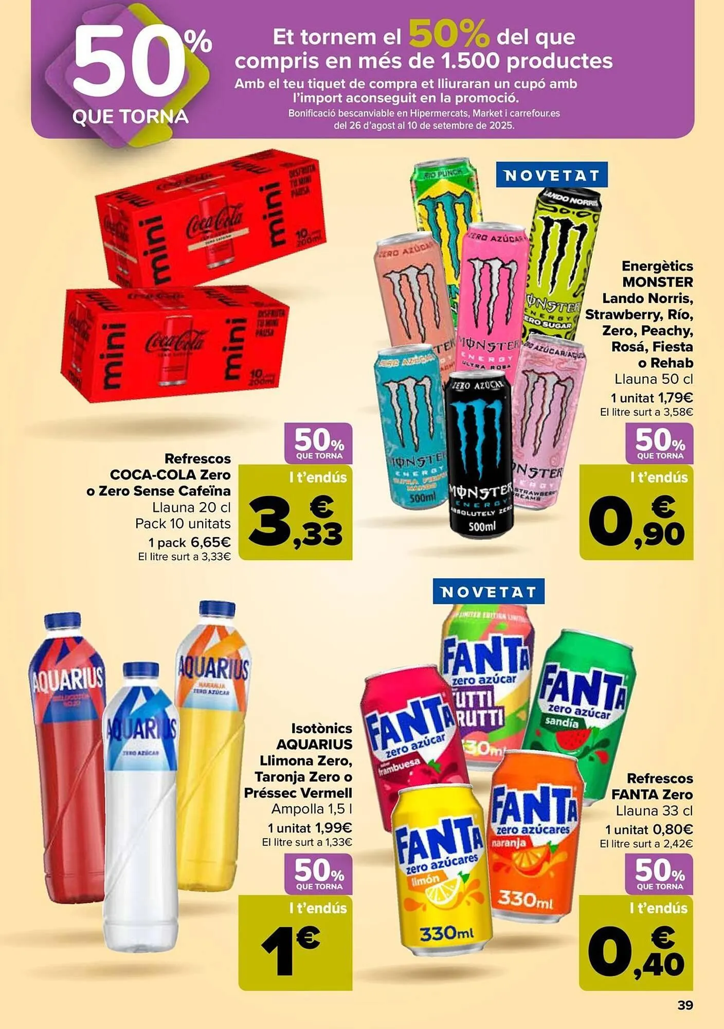 Catálogo de Folleto Carrefour 8 de agosto al 25 de agosto 2025 - Página 39