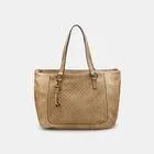 Bolso shopper de mujer efecto piel perforada