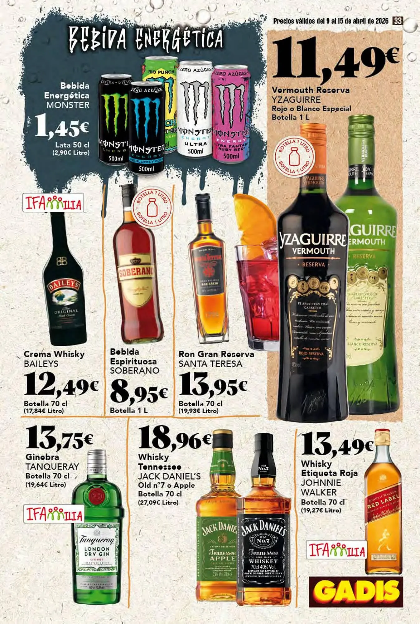 Catálogo de Folleto Gadis 9 de abril al 15 de abril 2026 - Página 33