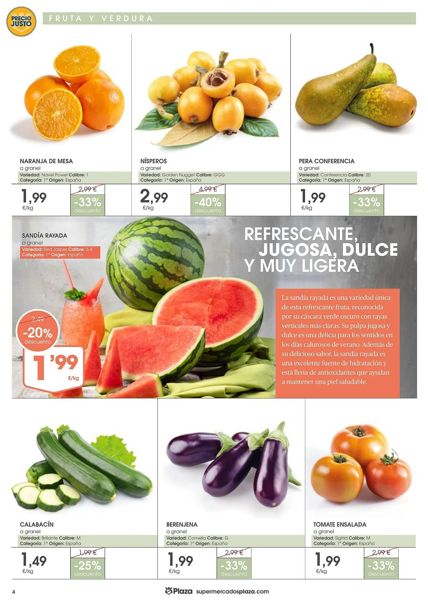 Catálogo de Folleto Supermercados Plaza 8 de mayo al 28 de mayo 2025 - Página 4