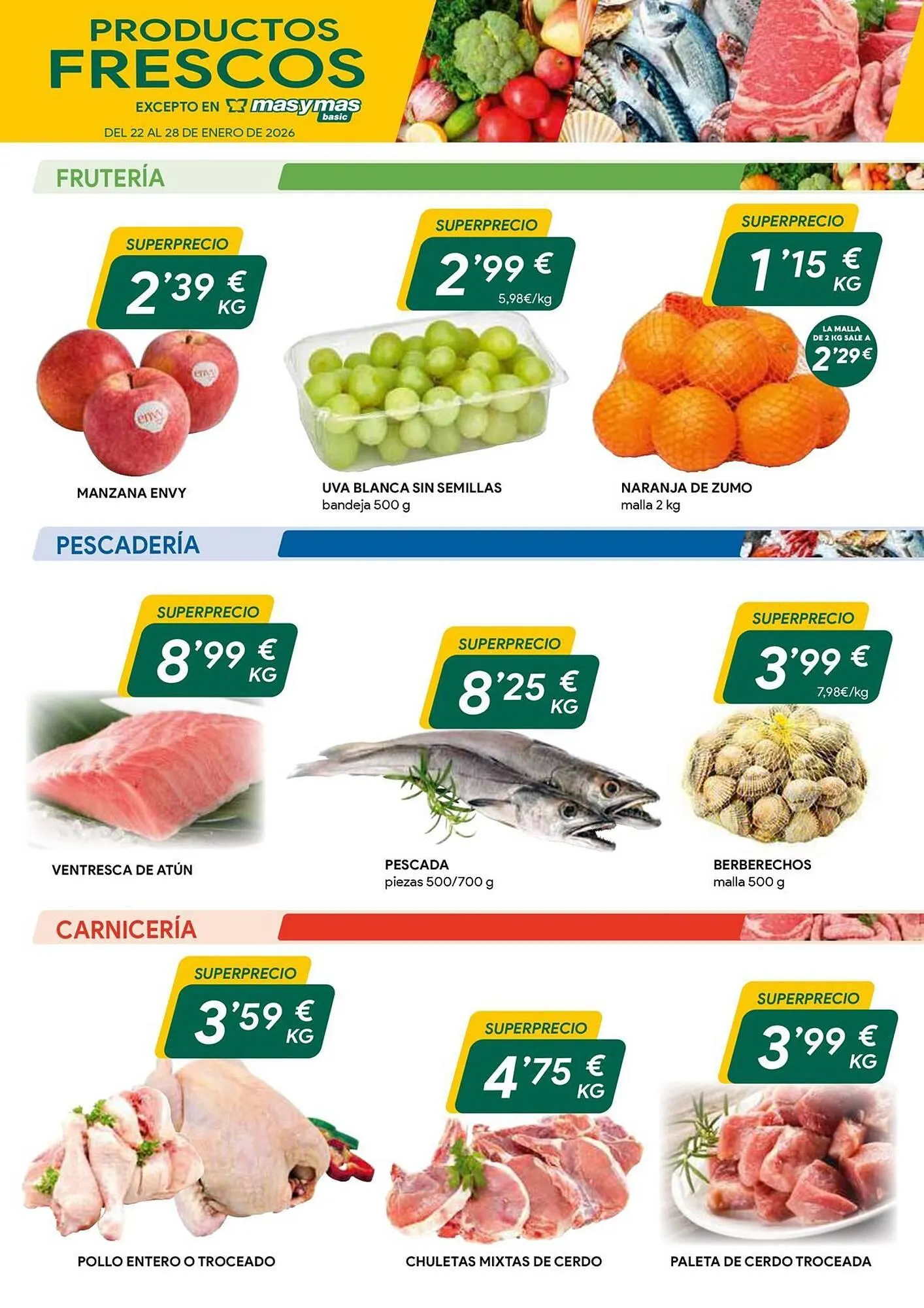 Catálogo de Folleto Masymas 23 de enero al 4 de febrero 2026 - Página 2